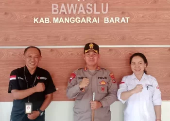 Jelang Pilkada Serentak 2024, Kapolres Mabar Kunjungi KPUD dan Bawaslu Manggarai Barat