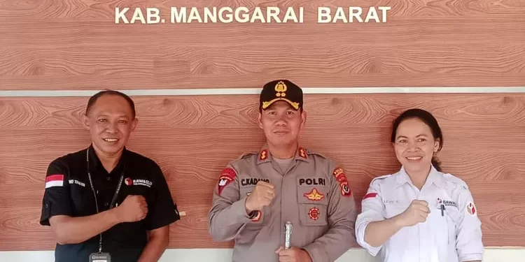Jelang Pilkada Serentak 2024, Kapolres Mabar Kunjungi KPUD dan Bawaslu Manggarai Barat