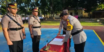 Wakapolres Mabar Pimpin Apel Gelar Pasukan Operasi Patuh Turangga 2024 di Labuan Bajo