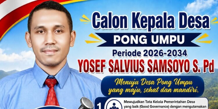 Didukung Masyarakat, Yosef Salvius Samsoyo Optimis Terpilih Jadi Kades Pong Umpu