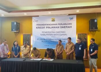 Bank NTT dan Pemkab Manggarai Resmi Sepakati Dana Pinjaman Sebesar Rp46 Miliar 